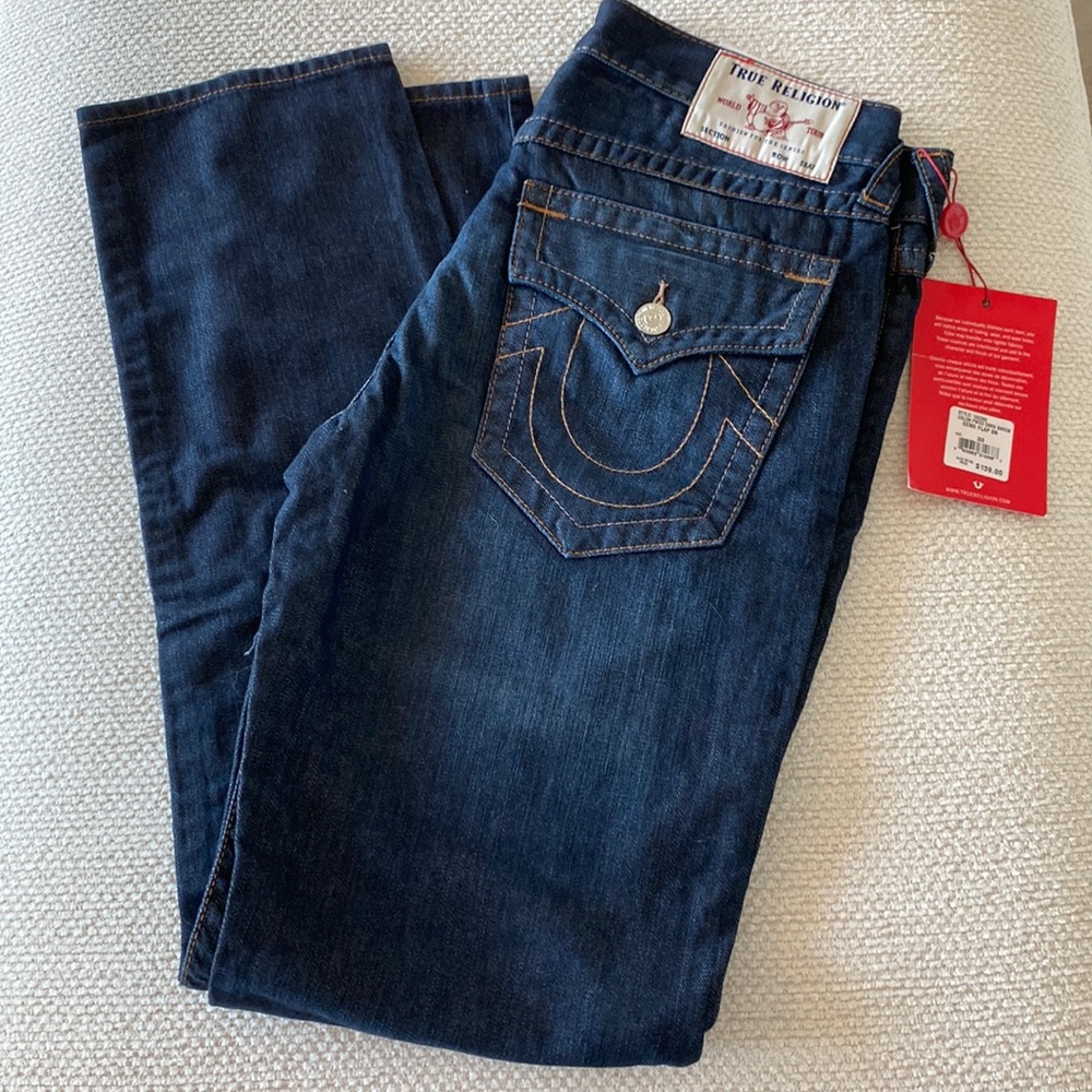True religion men’s jeans NWT relaxed slim W33